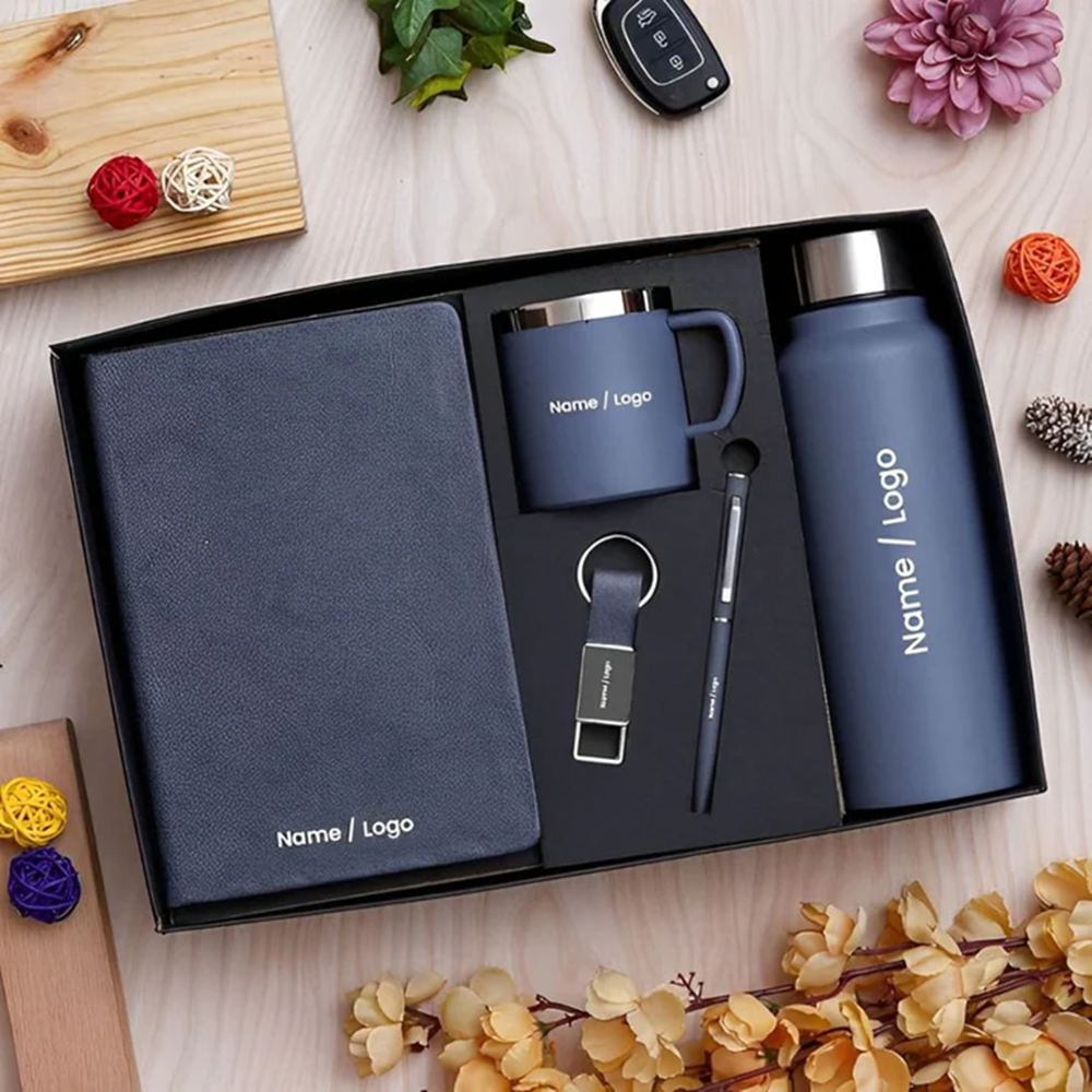 Diary, Pen, Key Chain, Mug & Water Bottle