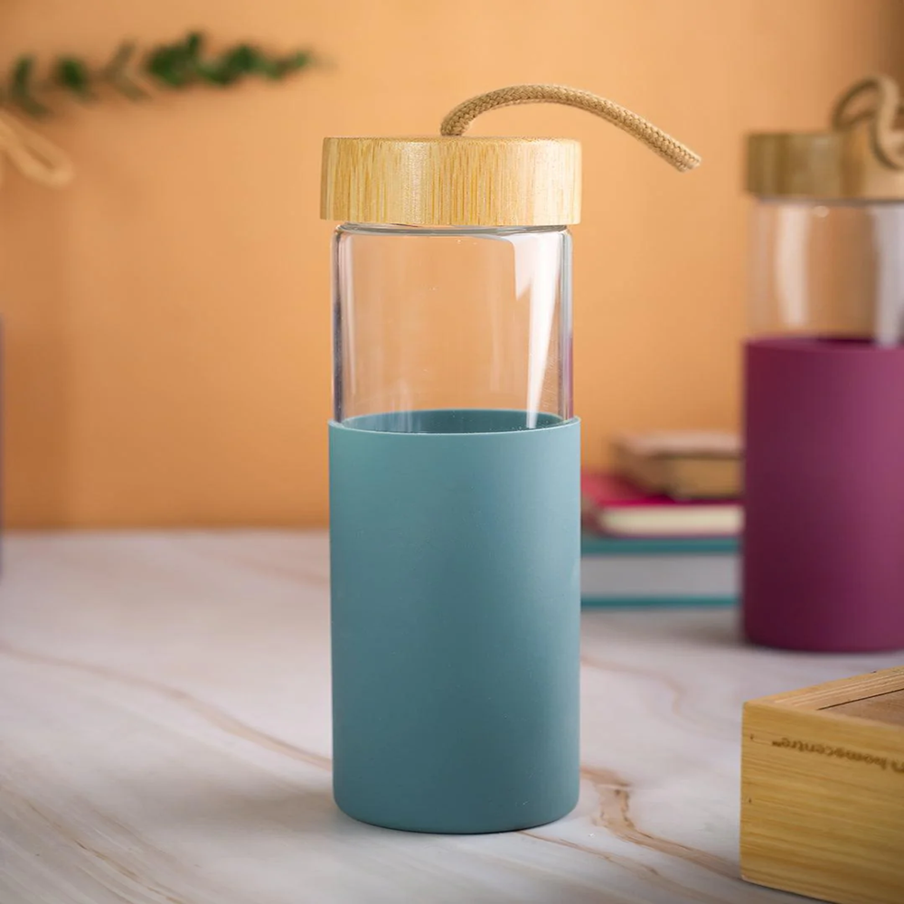Glass Bottles With Silicon Sleeve
